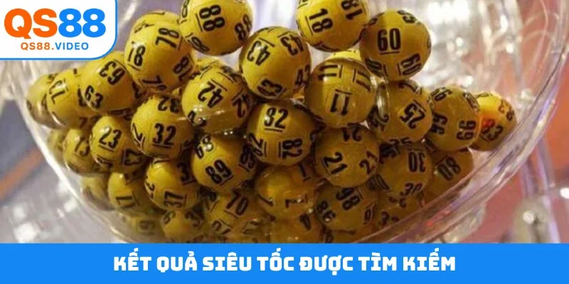 Kết quả siêu tốc được tìm kiếm